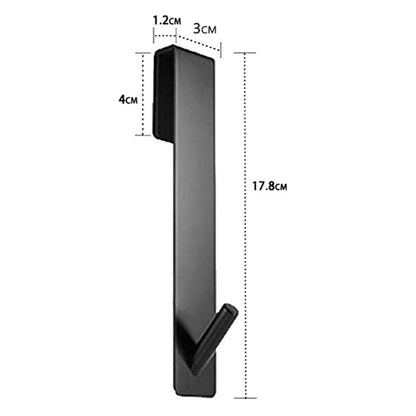 Bad Dusche Tür Zurück Haken Edelstahl Über Glas Tür Dusche Handtuch Rack S-Form Bad Bademantel Aufhänger Halter haken