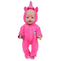 18 zoll Puppe Kleidung Einhorn Bademantel Anzug 43 Cm Puppe Kleidung Geboren Baby Fit Amerikanische Mädchen Puppe Zubehör Puppen für mädchen Geschenk