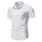 Shirts Summer Short Sleeve Social Prom Dress Button Shirt Men Streetwear