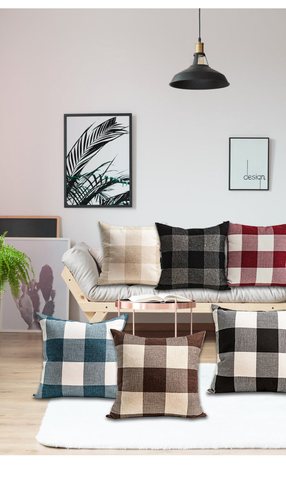 Klassische Mode Plaid Kissen Abdeckung Geometrische Streifen Hause Dekorative Wurf Kissen Fall Sofa Kissen Auto Bett Sitz Kissen Fällen