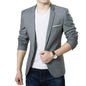 Men Blazer Slim Autumn Suit Blazer Business Formal Party