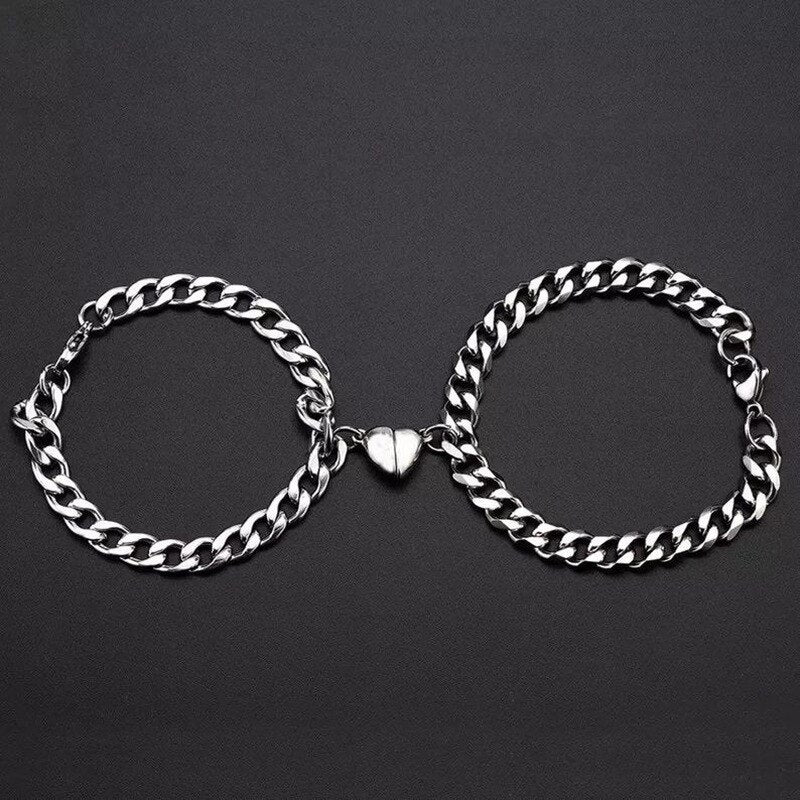 Sun and Moon Stainless Steel Bracelets