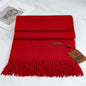 Winter Cashmere Scarf Women Thick Warm Pashmina Scarves