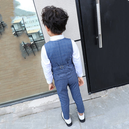 Blazer Kids Vest Wedding Clothing Set Toddler Formal Dress Suit