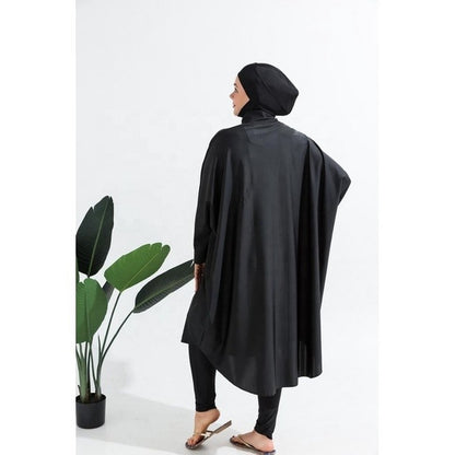 Frauen Muslimischen Bademode Beachwear Siebdruck 3 stücke Lslamic Kleidung Hijab Langen Ärmeln Sport Badeanzug Burkinis Bade Bat Anzug