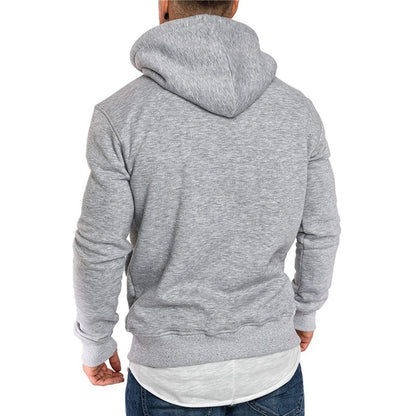 Covrlge Men's Sweatshirt Long Sleeve Autumn Spring Casual Hoodies Top Boy