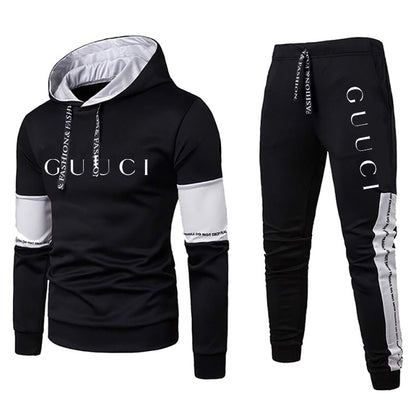 Männer Luxus Sweatshirt Set 2023 Hoodies + Jogginghose Trainingsanzug Outfits Jogger Marke Sport Anzug Männlichen Pullover Streetwear Kleidung