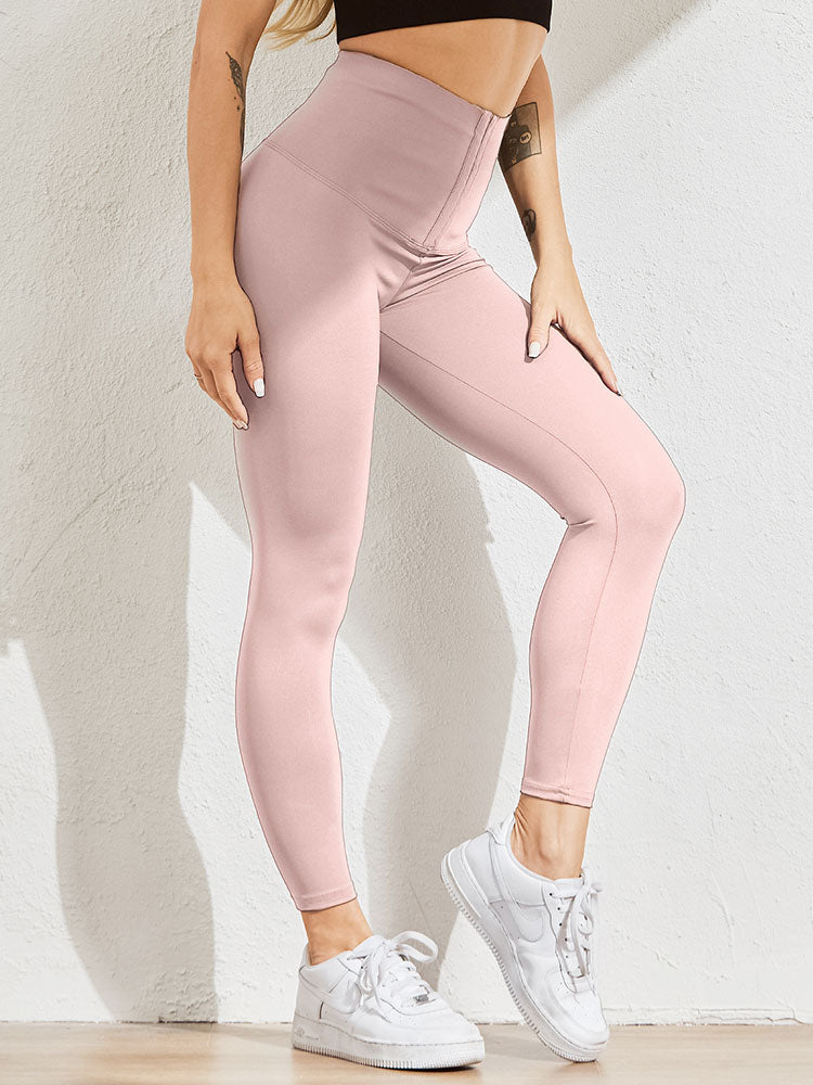 Legging für Fitness Hohe Taille Leggings Push-Up