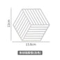 Silicone tableware insulating mat coaster hexagon silicone mats pad heat insulated bowl placemat home table decor kitchen tools