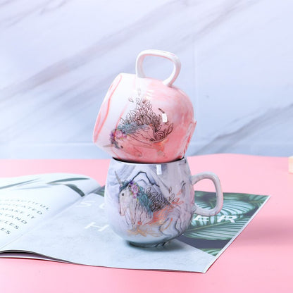 Flamingo Kaffee Becher Keramik Becher Reise Tasse