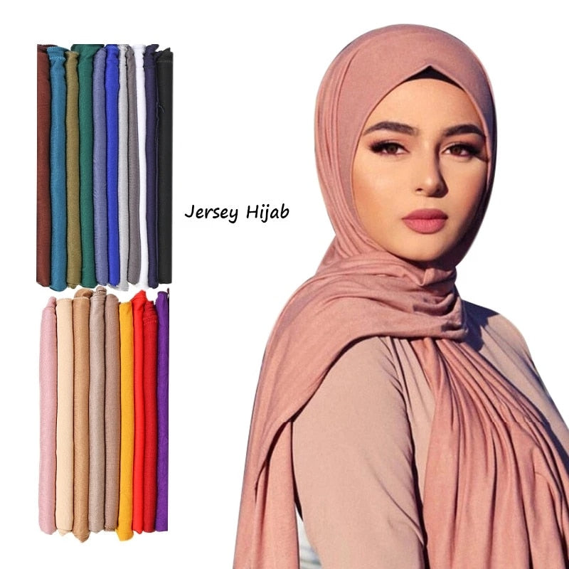 Muslimischer Chiffon Hijab Schal Frauen lange einfarbige Kopf wickel (180*70cm)