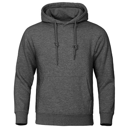 Autumn Winter Men Hoodies Fleece Warm Men Sweatshirt Fashion Streetwear Casual