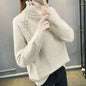 Velvet Knitwear Sweater Pure Color Korean Fluffy