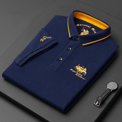 Neue Gestickte Polo Shirt männer High-end-Luxus Top Sommer