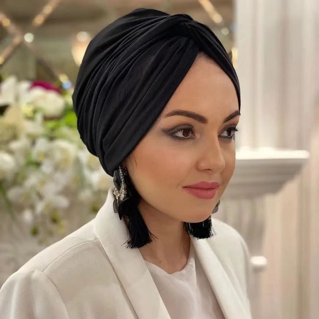 Muslim White Hijab Cap Undercap Abaya Hijabs