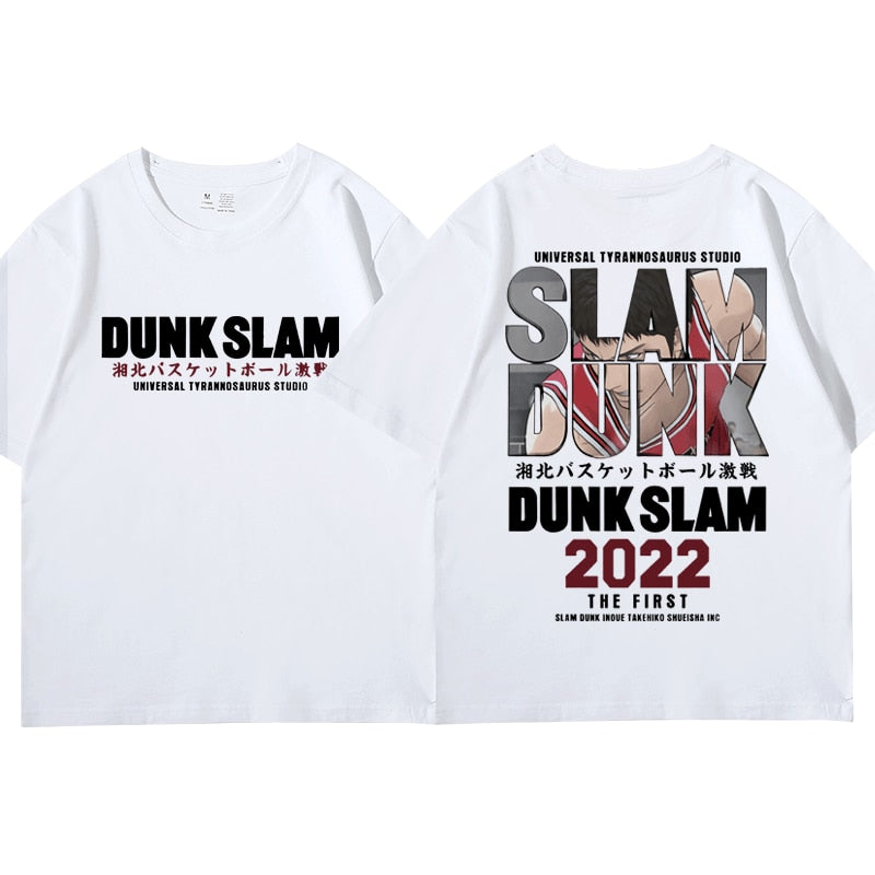 Anime Slam Dunk T-Shirt for Men Sakuragi Hanamichi Kaede Rukawa