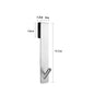 Bathroom Shower Door Back Hook Stainless Steel Over Glass Door Shower Towel Rack S-Shape Bathroom Bathrobe Hanger Holder Hook