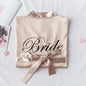 Bride with Team Bride Bathrobe Bride To Be Bridal Shower Bachelorette Party Bride Hen Party Bridesmaid Gift Wedding Decoration