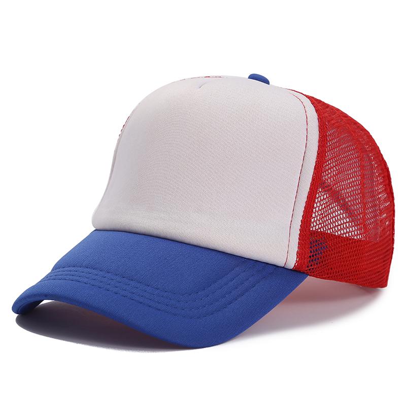 1 PCS Unisex Cap Casual Plain Mesh Baseball Cap Adjustable Snapback