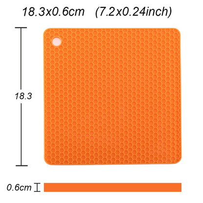 25 Styles Silicone mat 230 °c heat resistant Potholder Dining Table Placemat non-slip pot holder cup coaster kitchen accessories