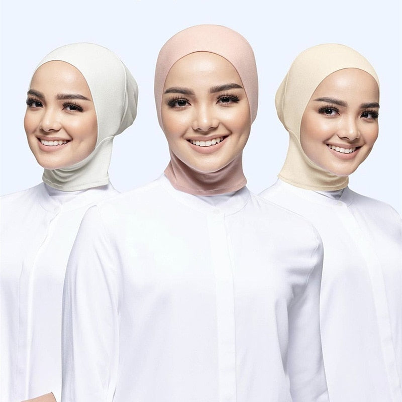 Muslim Inner Cap Hijab For Women Solid Underscarf Hijab