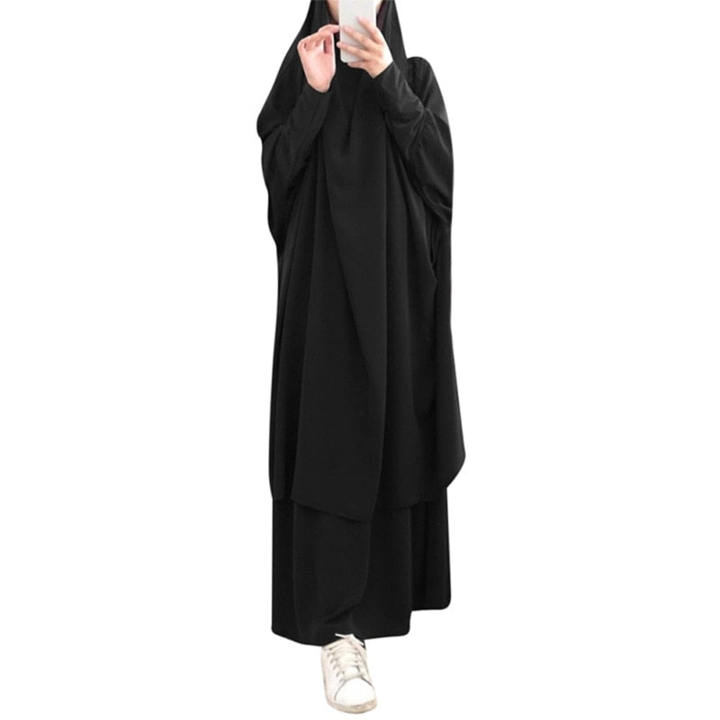 Lange Khimar Volle Abdeckung Ramadan Kleid Abayas Islamische Tuch