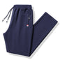 Elastic Waist Casual Cotton Track Pants