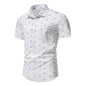 Shirts Summer Short Sleeve Social Prom Dress Button Shirt Men Streetwear