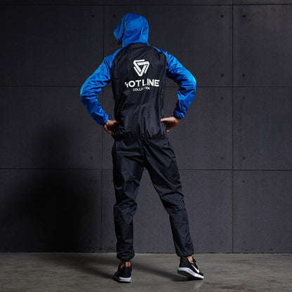 Sauna Suit Men Gym Clothing Set Hoodies Pullover Sportswear