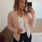 Women Thin White Blazers Spring 2023 Female Summer Blazer Long Sleeve Open Stitch OL Women