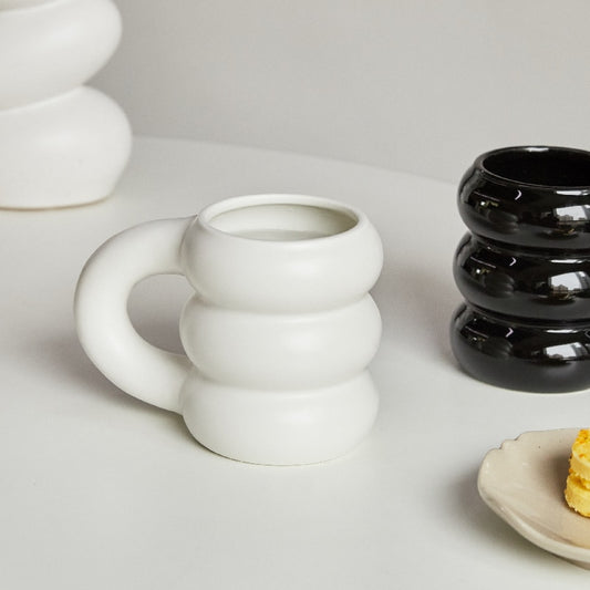 Kreative Wasser Tasse Keramik Becher Nordic Kaffee Tassen mit Großen Handrip Farbige Keramik Große Saft Tassen