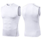 Men's Compression Sport Slim Vest Tight Tank Base Layer Sleeveless T-Shirt Top