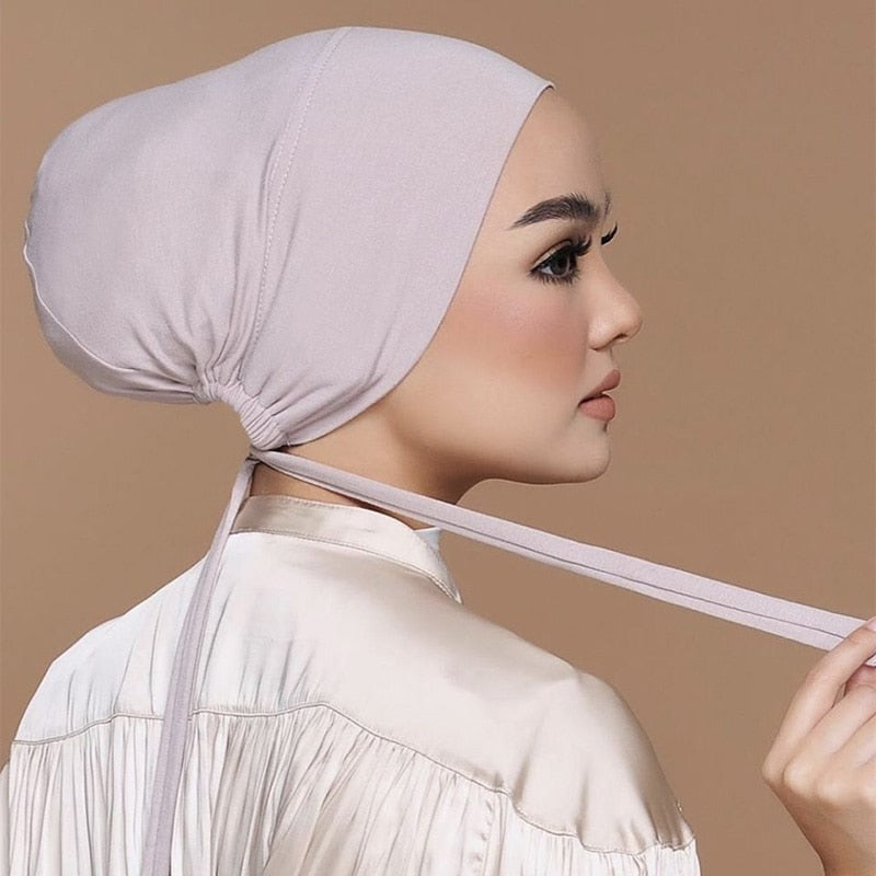 Muslim Inner Cap Hijab For Women Solid Underscarf Hijab