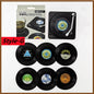 6 stücke Retro Vinyl Record Tasse Coaster Anti-slip Kaffee Untersetzer Wärme Beständig Musik Trinken Becher Matte Tisch Tischset wohnkultur Geschenke