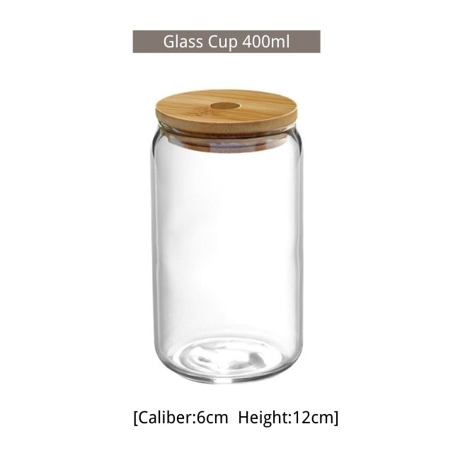 550ml/400ml Glas Tasse Mit Deckel und Stroh Transparent Blase Tee Tasse Saft Glas Bier Können Milch mokka Tassen Frühstück Becher Drink