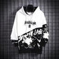 Herbst männer Hoodie Sweatshirt Casual Schwarz Hoodies Tops Techwear Hip Hop