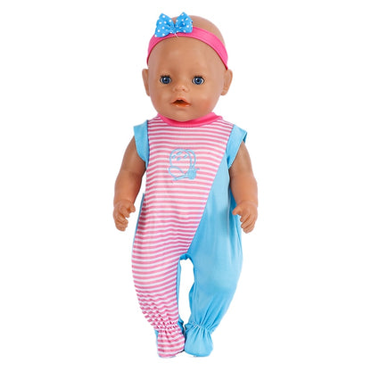 18 inch Doll Clothes Unicorn Bathrobe Suit 43 cm Doll Clothes Born Baby Fit American Girl Doll Accessories Dolls for Girls Gift