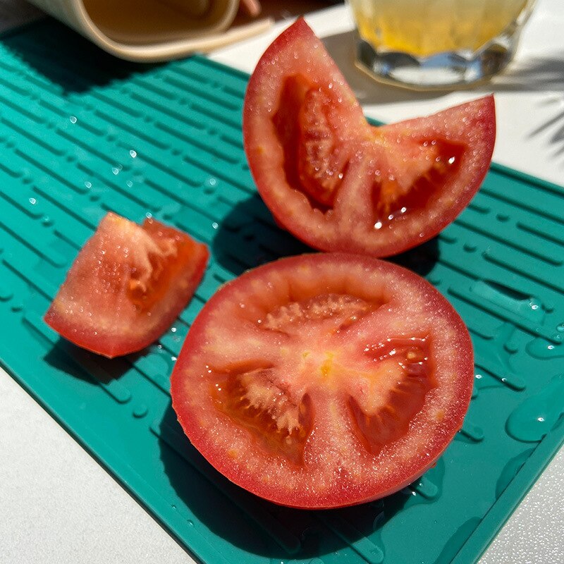 Küche Silikon Teller Trocknen Matte Hitzebeständig Ablassen Geschirr Dishwaser Langlebig Kissen Pad Geschirr Tisch Matte Tischset