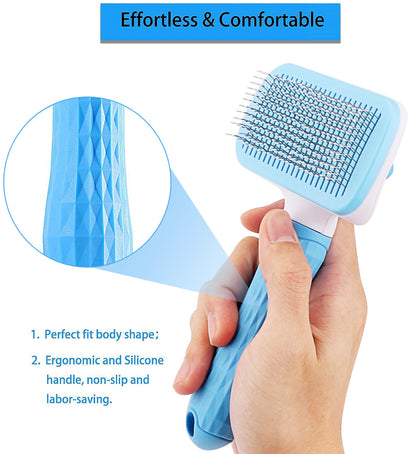 Dog Hair Remover Brush Cat Dog Hair Grooming And Care Comb For Long Hair Dog Pet Removes Hair Cleaning Bath Brush Dog Supplies