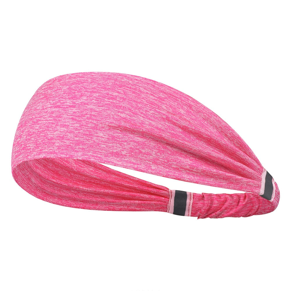 Sport Headband Running Fitness Sweatband Elastic Absorbent