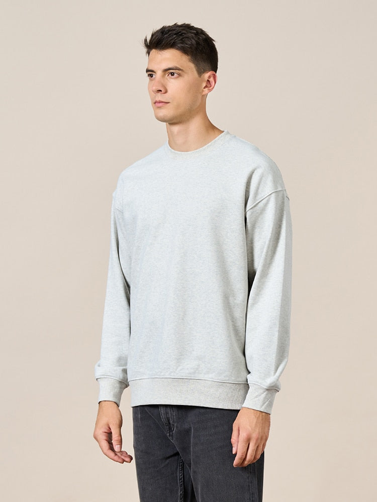 Spring New Men Casual Minimalist Sweatshirts Oversize