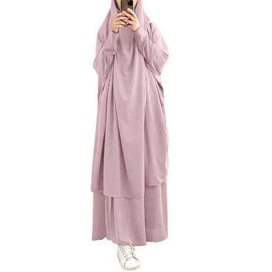 Lange Khimar Volle Abdeckung Ramadan Kleid Abayas Islamische Tuch