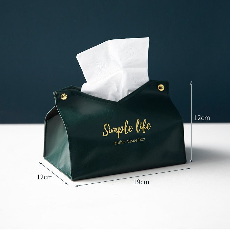 Leder Tissue Box Serviette Halter Auto Tissue Box Hause Wohnzimmer Halter Fall Lagerung Hotel Karton Haushalt Hause Große Lagerung