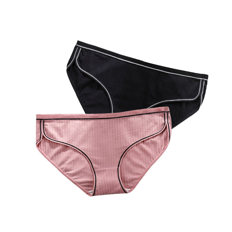 3pcs/pack!Cotton Panties for Women Plus Size Soft Briefs Sexy Lingerie Girls Underwear Female