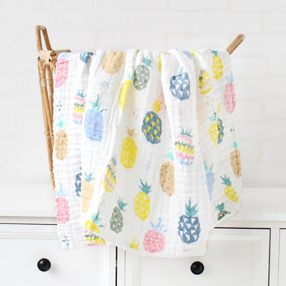 baby blanket cuddle blanket baby blanket wool blanket receiving blankets muslin 6 layers Bamboo Cotton Baby Blanket Infant Kids Swaddle Wrap Blanket Sleeping Warm Duvet Bedspread Muslin Baby Blanket