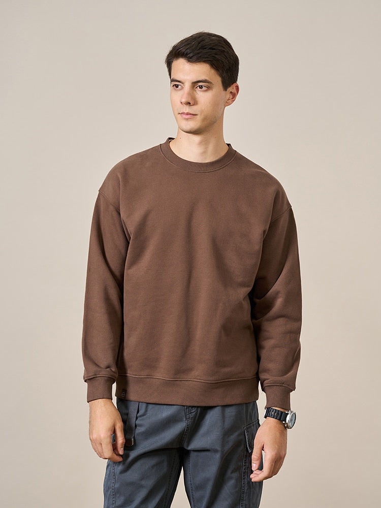 Spring New Men Casual Minimalist Sweatshirts Oversize