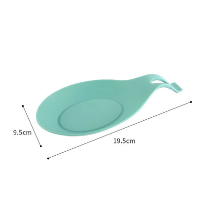 Silicone Insulation Spoon Rest Heat Resistant Placemat Drink Glass Coaster Tray Spoon Pad Food Mat Pot Holder Kitchen Accessories