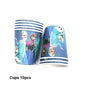 Frozen Anna Elsa Princess Birthday Party Decorations Kids Disposable Tableware Plates Cups Napkins Balloons Baby Party Supplies