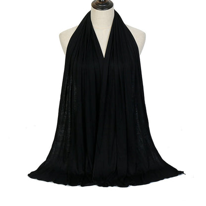 Modal Cotton Jersey Hijab Scarf For Muslim Women Scarf