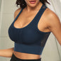 Hot Fitness Women's T-shirts Workout Sports Bra Yoga Vest Backless